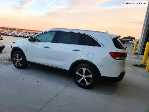 2018 Kia Sorento Ex VIN 5XYPH4A52JG400114 фото 2