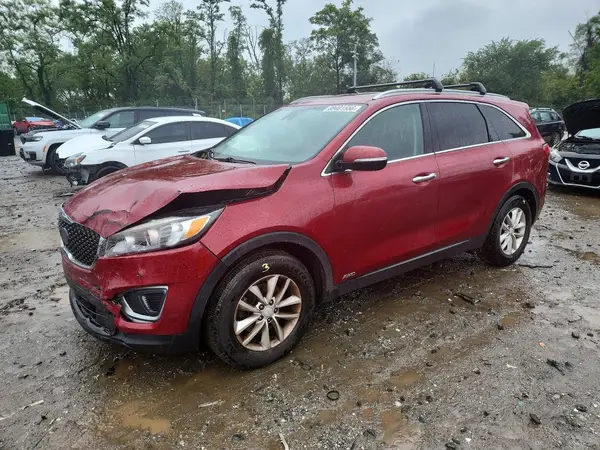 5XYPGDA3XJG364142 — 2018 Kia Sorento, Передняя часть (Front End), фото до ремонта