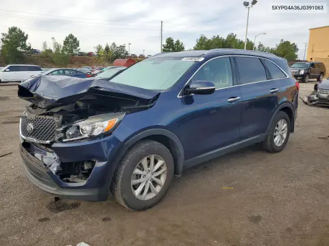 5XYPG4A36JG391063 — 2018 Kia Sorento, Передняя часть, фото до ремонта