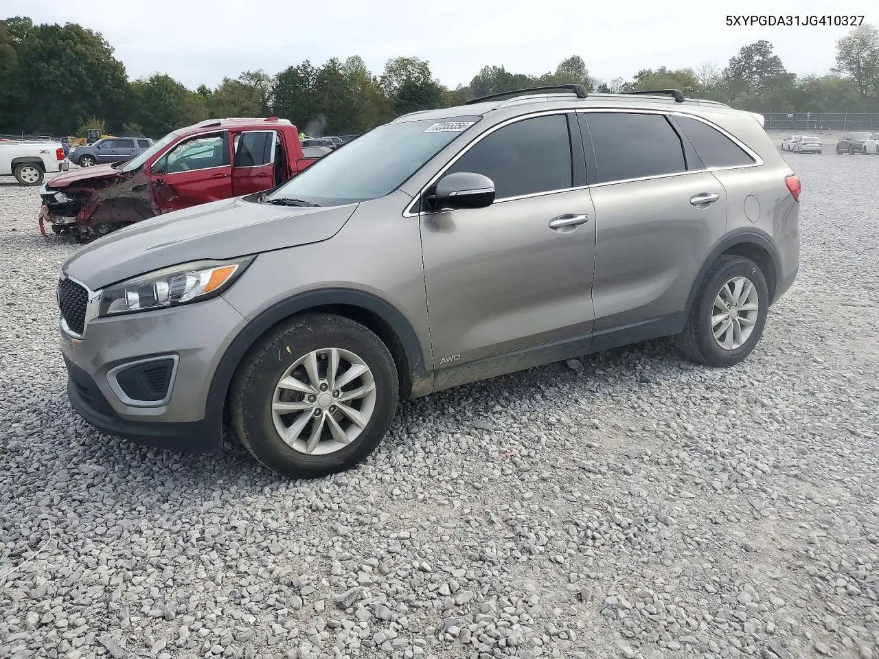 2018 Kia Sorento Lx VIN 5XYPGDA31JG410327 фото 1