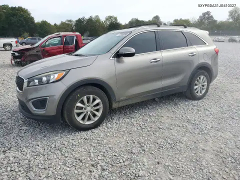 5XYPGDA31JG410327 — 2018 Kia Sorento, Сторона, фото до ремонта