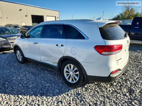 5XYPGDA35JG381527 — 2018 Kia Sorento, фото 2 с аукциона Copart, Боковая часть