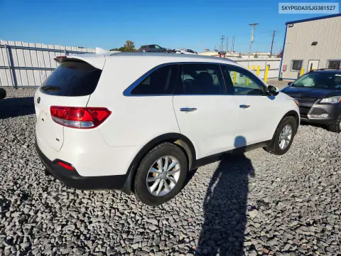 5XYPGDA35JG381527 — 2018 Kia Sorento, фото 3 с аукциона Copart, Боковая часть