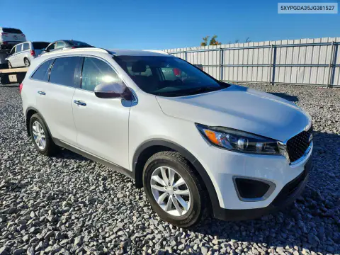5XYPGDA35JG381527 — 2018 Kia Sorento, фото 4 с аукциона Copart, Боковая часть