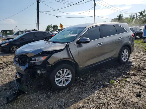 5XYPG4A59KG491595 — 2019 Kia Sorento, Передняя часть (Front End), фото до ремонта