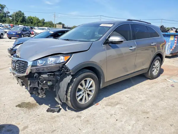 5XYPG4A38KG455475 — 2019 Kia Sorento, Передняя часть (Front End), фото до ремонта