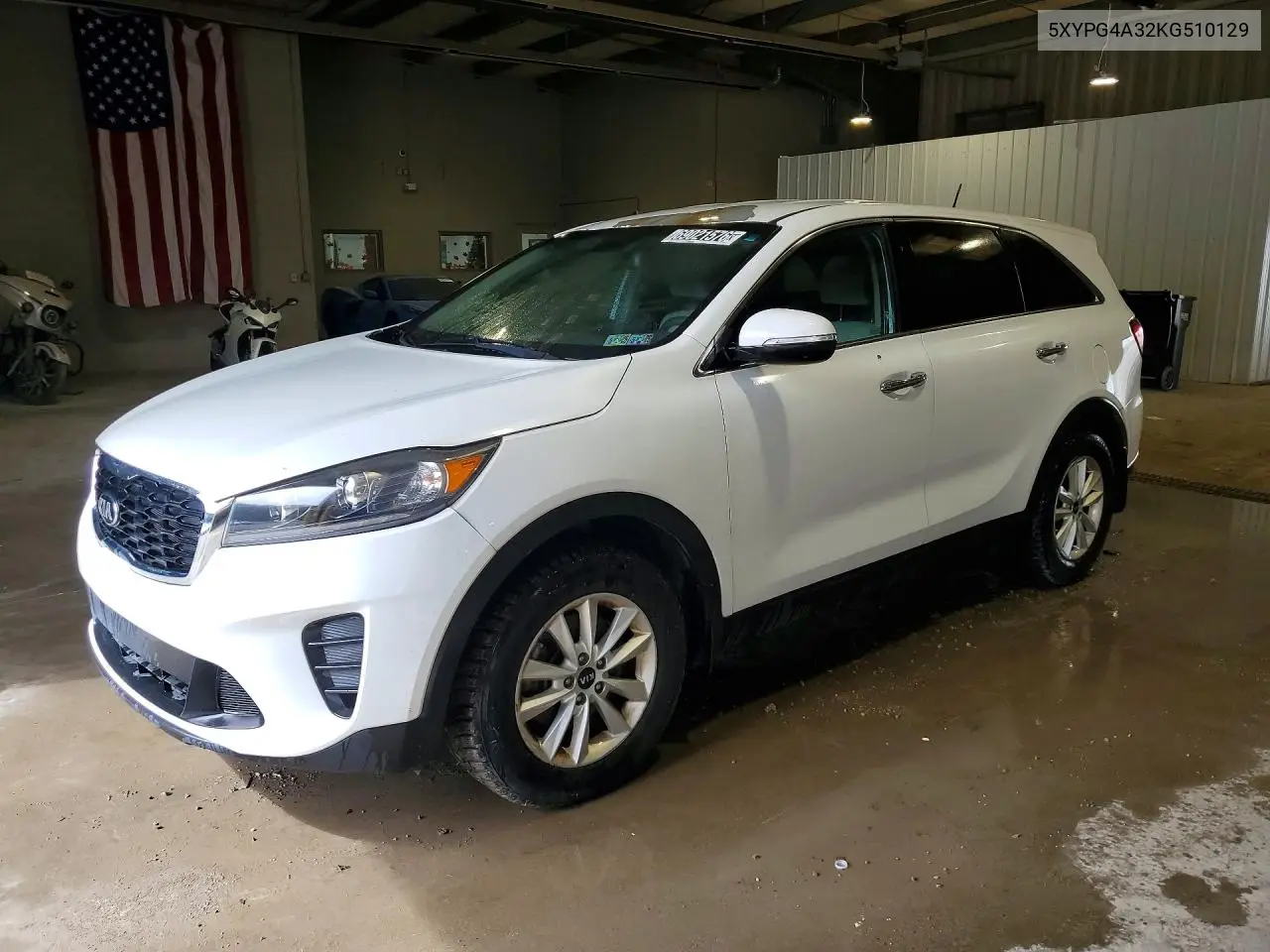 2019 Kia Sorento Lx VIN 5XYPG4A32KG510129 фото 1