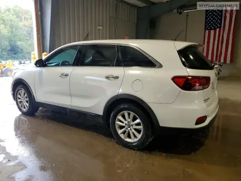 2019 Kia Sorento Lx VIN 5XYPG4A32KG510129 фото 2