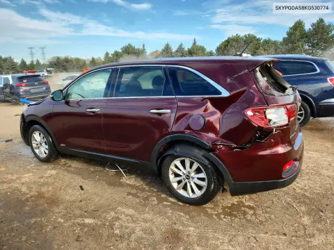 2019 Kia Sorento Lx V6 VIN 5XYPGDA58KG530774 фото 2