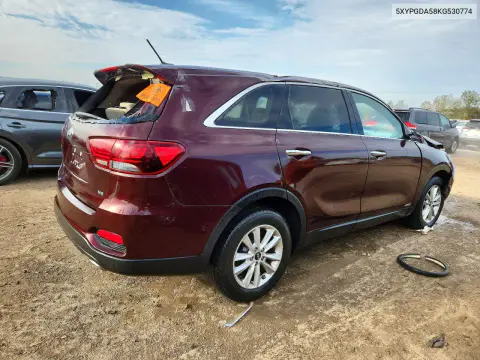 2019 Kia Sorento Lx V6 VIN 5XYPGDA58KG530774 фото 3