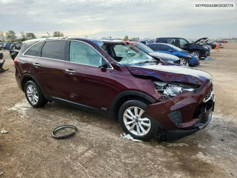 2019 Kia Sorento Lx V6 VIN 5XYPGDA58KG530774 фото 4