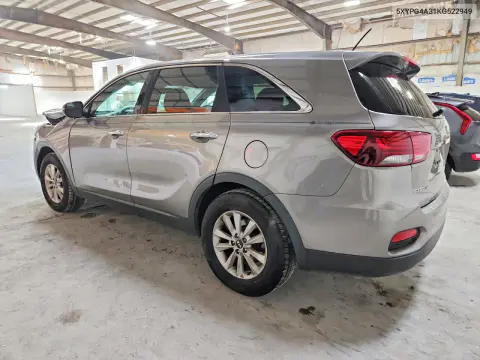 2019 Kia Sorento L VIN 5XYPG4A31KG522949 фото 2