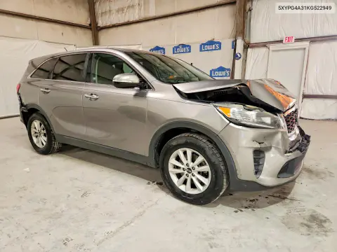2019 Kia Sorento L VIN 5XYPG4A31KG522949 фото 4