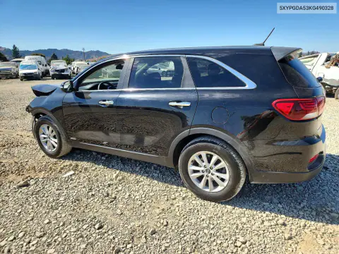 2019 Kia Sorento Lx V6 VIN 5XYPGDA53KG490328 фото 2