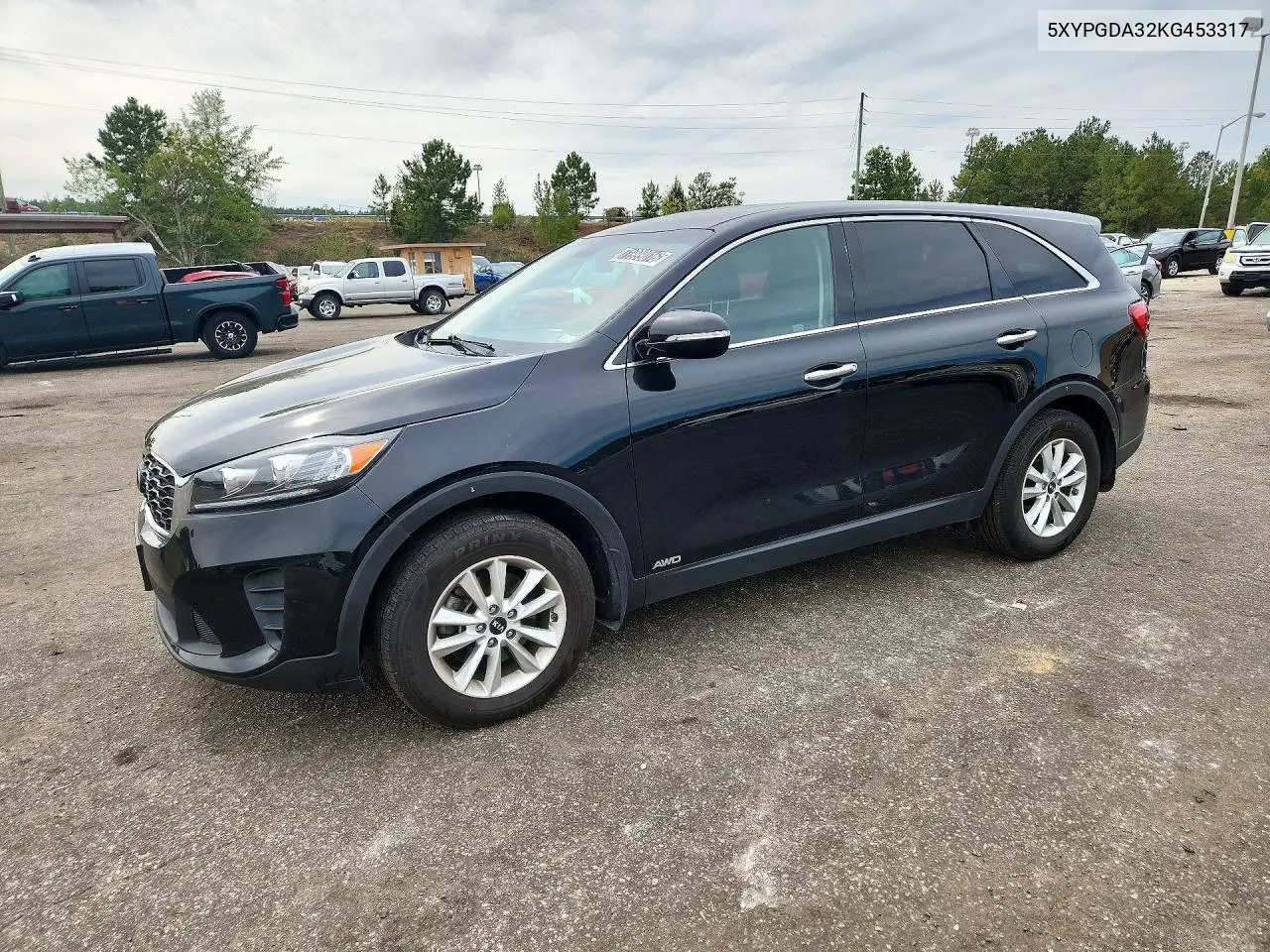 2019 Kia Sorento Lx VIN 5XYPGDA32KG453317 фото 1