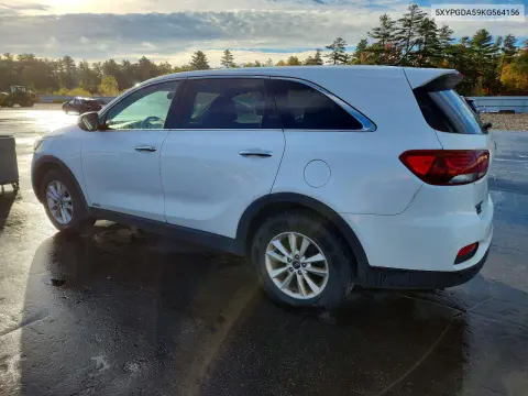 2019 Kia Sorento Lx V6 VIN 5XYPGDA59KG564156 фото 2