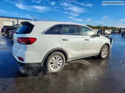 2019 Kia Sorento Lx V6 VIN 5XYPGDA59KG564156 фото 3