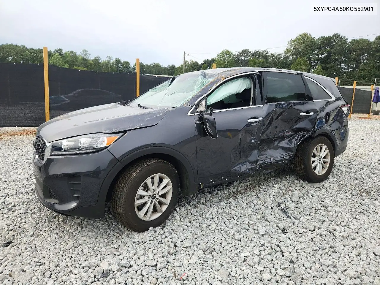 2019 Kia Sorento Lx V6 VIN 5XYPG4A50KG552901 фото 1