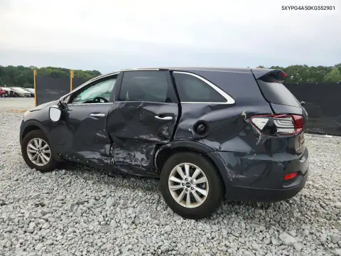 2019 Kia Sorento Lx V6 VIN 5XYPG4A50KG552901 фото 2