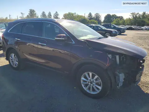 2019 Kia Sorento Lx VIN 5XYPGDA39KG574037 фото 4