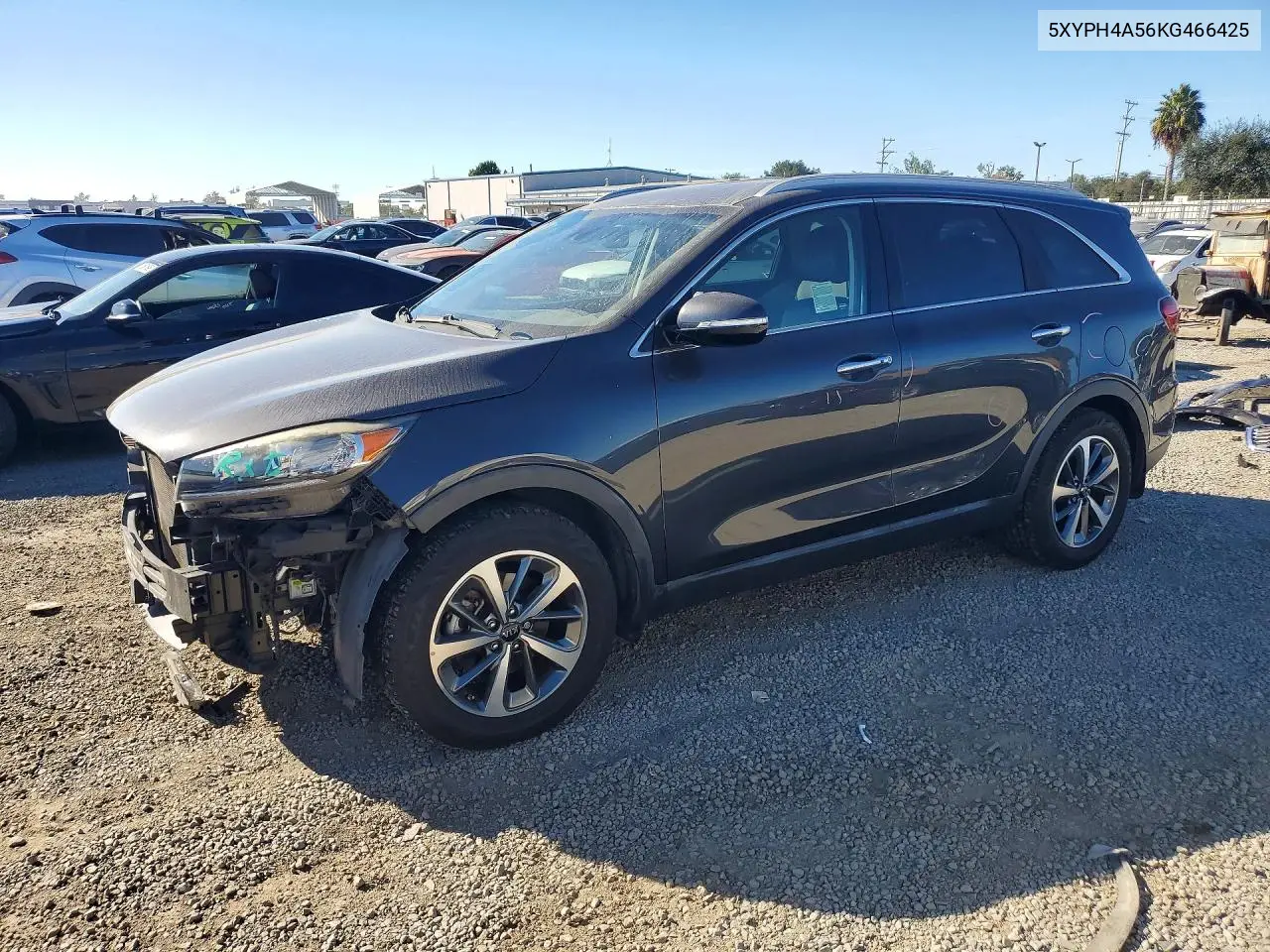 2019 Kia Sorento Ex V6 VIN 5XYPH4A56KG466425 фото 1