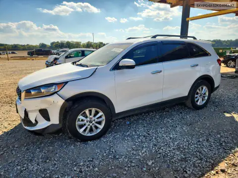 5XYPG4A52KG496637 Kia Sorento 2019 — повреждение Передняя часть, фото до ремонта