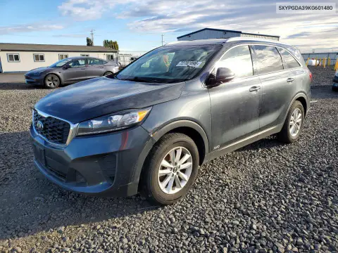 5XYPGDA39KG601480 — 2019 Kia Sorento, Передняя часть, фото до ремонта