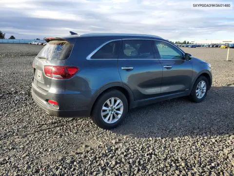 2019 Kia Sorento Lx VIN 5XYPGDA39KG601480 фото 3