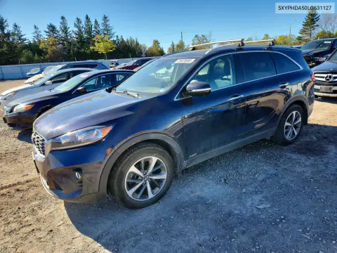 5XYPHDA50LG631127 — 2020 Kia Sorento, Град, фото до ремонта