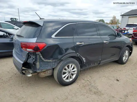5XYPG4A38LG675183 — 2020 Kia Sorento, фото 3 с аукциона Copart, Задняя часть