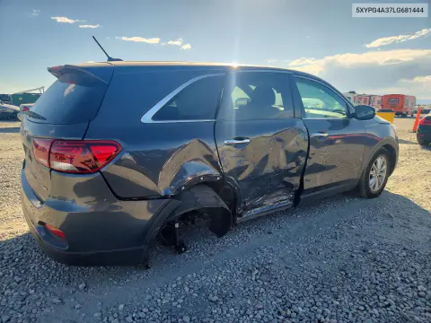 2020 Kia Sorento Lx VIN 5XYPG4A37LG681444 фото 3