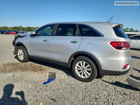 2020 Kia Sorento Lx VIN 5XYPG4A31LG694125 фото 2