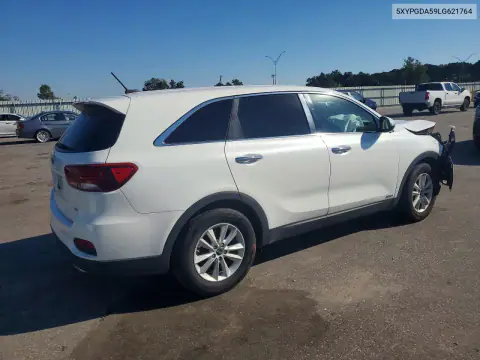 5XYPGDA59LG621764 — 2020 Kia Sorento, фото 3 с аукциона Copart, Передняя часть