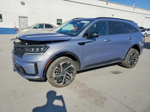 5XYRKDLF7MG015801 — 2021 Kia Sorento, Передняя часть (Front End), фото до ремонта