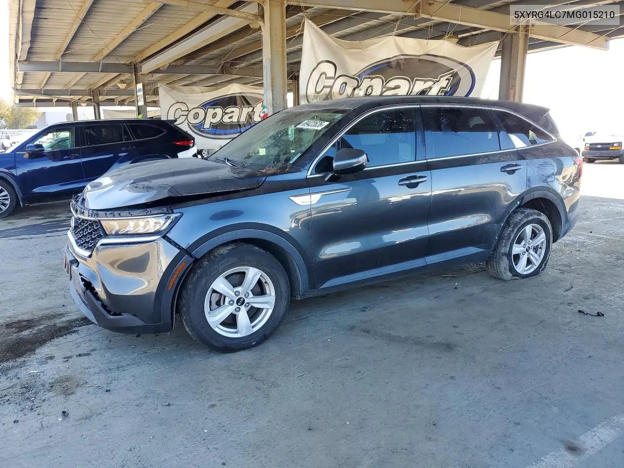 2021 Kia Sorento Lx VIN 5XYRG4LC7MG015210 фото 1