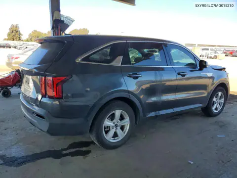 2021 Kia Sorento Lx VIN 5XYRG4LC7MG015210 фото 3