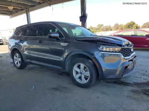 2021 Kia Sorento Lx VIN 5XYRG4LC7MG015210 фото 4