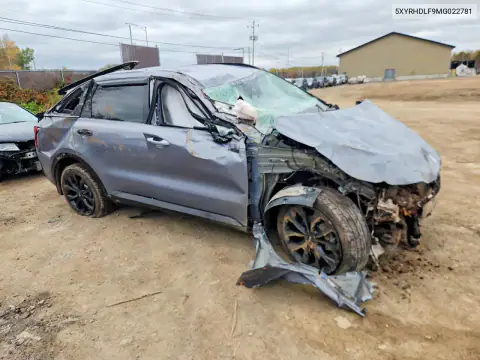 5XYRHDLF9MG022781 — 2021 Kia Sorento, фото 4 с аукциона Copart, Переворот