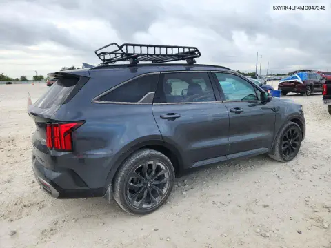 2021 Kia Sorento Sx Prestige VIN 5XYRK4LF4MG047346 фото 3