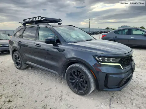 2021 Kia Sorento Sx Prestige VIN 5XYRK4LF4MG047346 фото 4