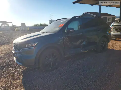 5XYRKDLF5MG016638 — 2021 Kia Sorento, Сторона, фото до ремонта