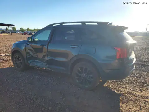 5XYRKDLF5MG016638 — 2021 Kia Sorento, фото 2 с аукциона Copart, Сторона