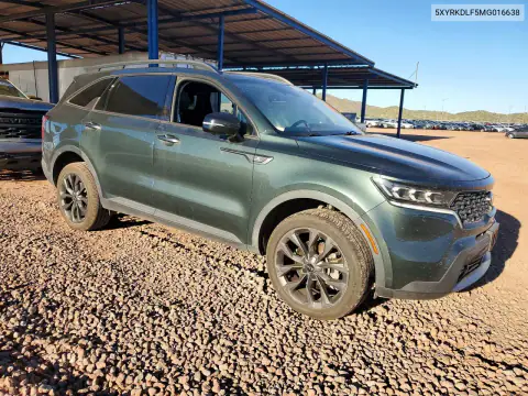 5XYRKDLF5MG016638 — 2021 Kia Sorento, фото 4 с аукциона Copart, Сторона