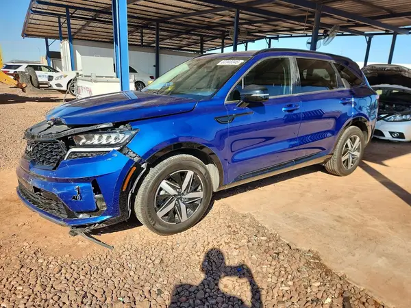 5XYRL4LC6NG160381 — 2022 Kia Sorento, Передняя часть (Front End), фото до ремонта