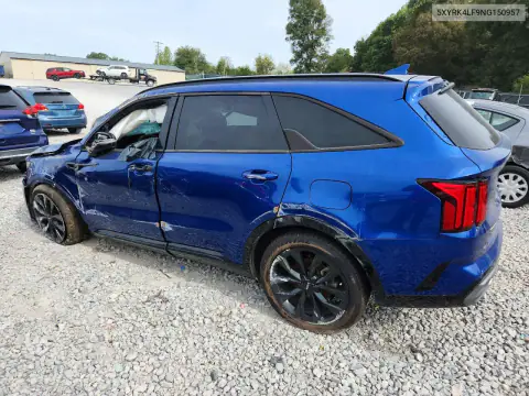5XYRK4LF9NG150957 — 2022 Kia Sorento, фото 2 с аукциона Copart 15.10.2026, Повреждения со всех сторон