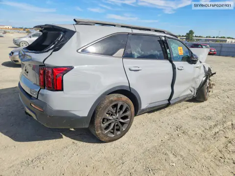2023 Kia Sorento Ex VIN 5XYRHDLF6PG241931 фото 3
