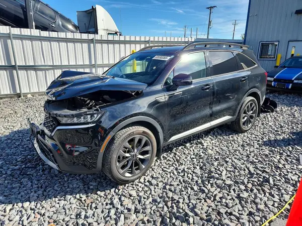 5XYRHDLF4PG245184 — 2023 Kia Sorento, Передняя часть (Front End), фото до ремонта