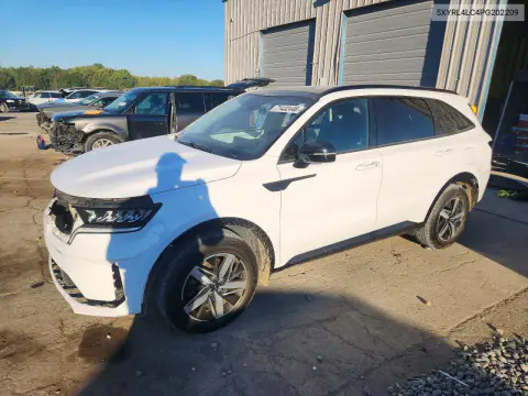 5XYRL4LC4PG202209 — 2023 Kia Sorento, Передняя часть, фото до ремонта