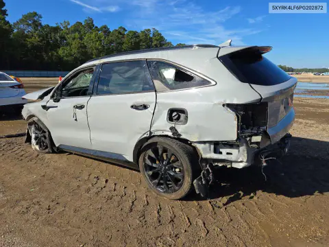 2023 Kia Sorento Sx VIN 5XYRK4LF6PG202872 фото 2