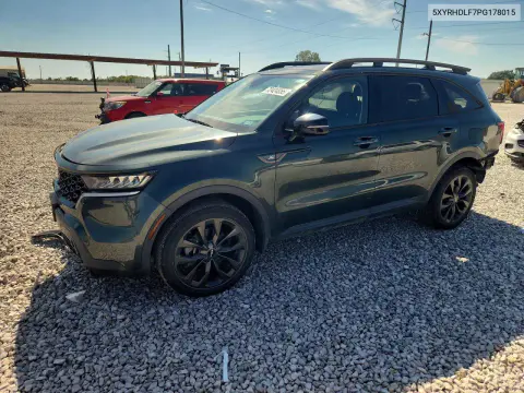 5XYRHDLF7PG178015 — 2023 Kia Sorento, Задняя часть, фото до ремонта